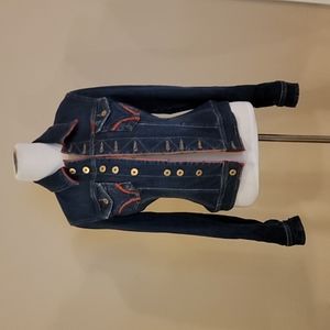 Dolce & Gabbana distressed denim jacket Sz 40 It.